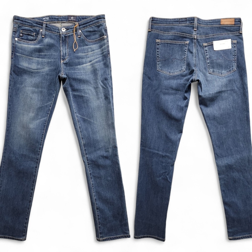 Adriano Goldschmied The Prima Cigarette Leg Jeans Womens 27 Blue NEW without Tag